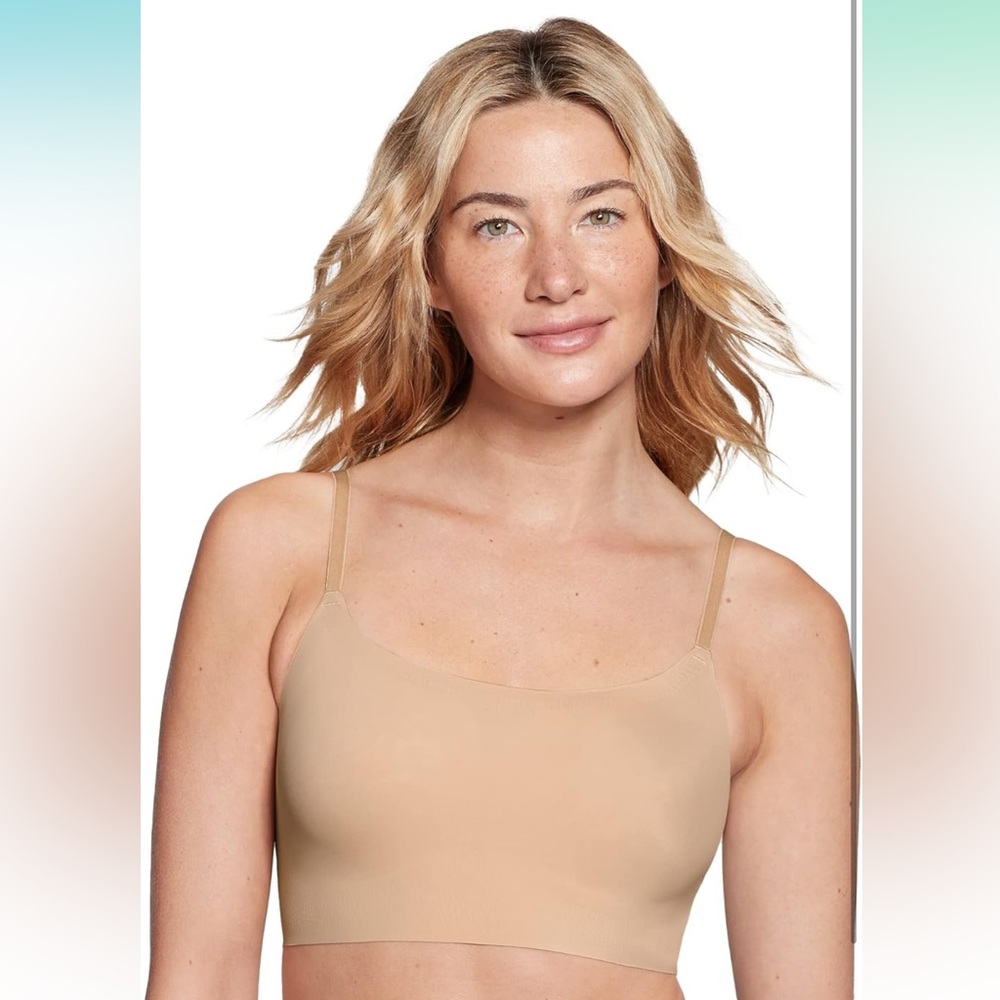 True & Co Seamless Tan Bralette